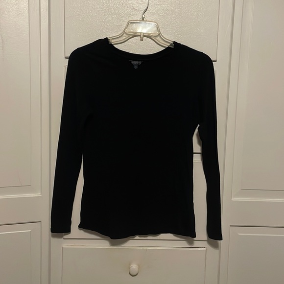 Tresics Tops - Women’s Long Sleeve Black Shirt